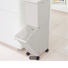 ニトリスリム分別ペールゴミ箱の画像