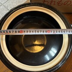 IH対応　30cm  土鍋  未使用の画像