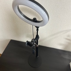 【美品】リングライト/撮影配信用ライト/web会議ライト/女優ラ...