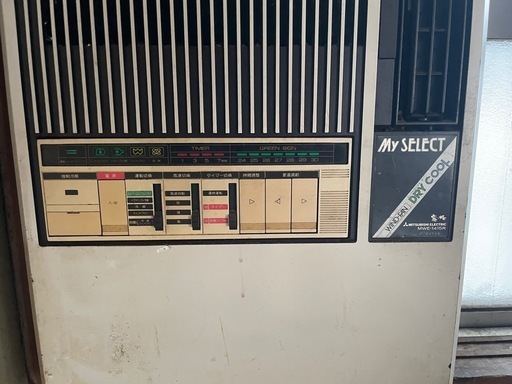 レトロな三菱窓用エアコン霧ヶ峰mwe-1615r レトロな三菱窓用エアコン霧ヶ峰mwe-1615rの通販 by かず's shop
