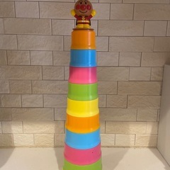 アンパンマン　天才脳つみかさねカップの画像