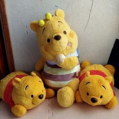 プーさんぬいぐるみ　約55センチ　　45センチ　中古