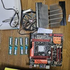 ジャンク品　CPUとマザボとメモリとCPUクーラー