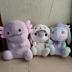 フワフワうさぎちゃん　ぬいぐるみ中古