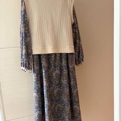 春ワンピースの画像