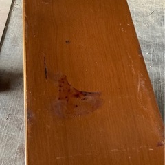 【汚れあり】天然木オープンラック　飾り棚　収納棚の画像