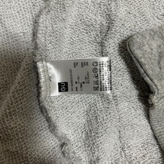 GU グレー カーディガン Lサイズの画像