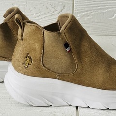 ☆極美品☆U.S. POLO ASSN.☆ベージュ ブーツ L 24cm の画像