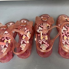 【マイメロ】サンダル 2足セット☆16cm 18cm 子供靴 バラ売り相談可能の画像