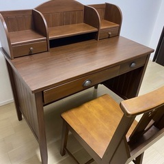 千趣会　学習机　アンティーク