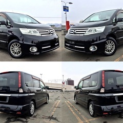 ★最安！★緊急投稿！★後期型！日産★セレナ★ハイウェイスター！★4WD！★車検丸々2年付！★禁煙車！★ナビ！★テレビ！★バックカメラ！★Bluetooth！★パワースライドドア！★装備多数！★寒冷地仕様！★予備検査渡！★全国格安陸送可能！の画像