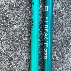 投げ竿　２７０センチ　2本リール付きの画像