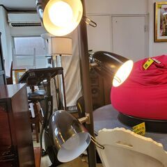 ニトリ 3灯 スタンドライト フロアライト 調光 ブラック■横幅36cm×奥行26cm×高さ162cm■買取帝国 朝霞店 配達可能の画像