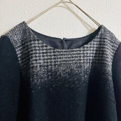 COMME CA コムサ ワンピース 9号 七分袖 Aラインワンピースの画像