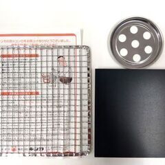 保管・未使用品 キンカ テーブル しちりん 炭火焼 七輪 アウトドア キャンプ バーベキュー 焼網 札幌市 中央区 南12条の画像