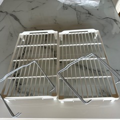 収納小物　２段重ね可能　丈夫なキッチン下その他収納