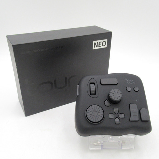 TourBox NEO 有線タイプ ブラック 編集 色調整 加工 絵描き アニメ デザイン 【コンプオフ金沢野々市店】