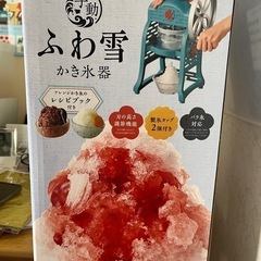 【中古・使用1回のみ】手動かき氷器