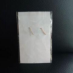 未使用 ピアスの画像