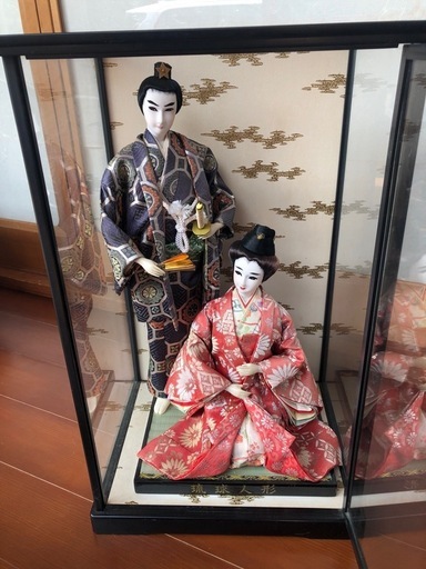 中古 夫婦琉球人形の置物 (e- rider) 坂田のインテリア雑貨/小物 中古 夫婦琉球人形の置物 (e- rider) 坂田のインテリア雑貨/小物