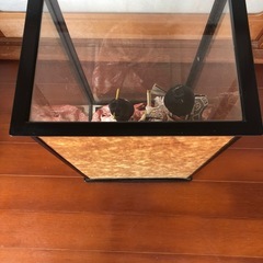 中古 夫婦琉球人形の置物の画像