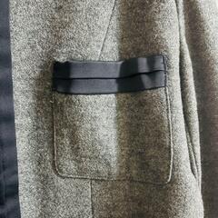 INED イネド ノーカラージャケット アンゴラ混 フォーマル ジャケットの画像