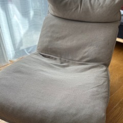 無印良品【2つ】ハイバックリクライニングソファ ベージュの画像