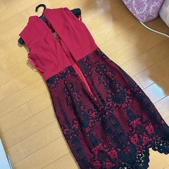 anドレス ワンピース 新品 定価25000 切り替えレースの画像
