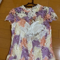 新品 バイカラー ドレスワンピース 新品 定価2万の画像