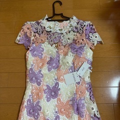 新品 バイカラー ドレスワンピース 新品 定価2万の画像