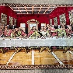 最後の晩餐 レオナルド・ダ・ヴィンチ 絨毯 ラグ インテリア イタリア