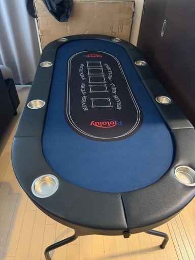 ポーカーテーブル 8人用 折りたたみ式