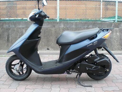 CA4BA アドレスV50 初年度登録2023年 マットブルー プラグ/バッテリー/ベルトなど新品交換済み