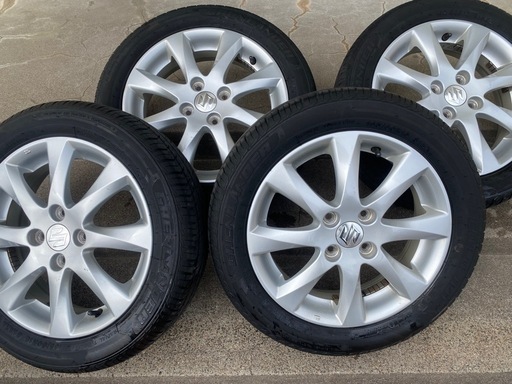 (終了)スズキ純正ホイール夏タイヤ4本付き