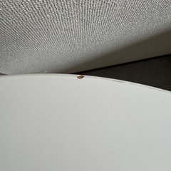 丸テーブル　白　韓国風の画像