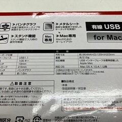 ☆値下げ☆A2504-122 BUFFALO Mac用キーボード BSKBM01WH 年式表記無し Windowsでキーが打てる事は確認していますがMacでは試していません 箱・説明書・ドライバーCD-ROM付き 中古美品の画像