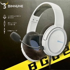 【新品未使用】ゲーミングヘッドセット マイク付き　3.5mm有線の画像