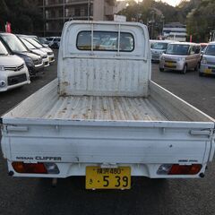 (6418) 19万　H.20(2008)年　日産 クリッパートラック 三方開　5F　白　走行174,904KMの画像
