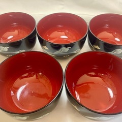 《桂由美》 汁椀　五客セットの画像