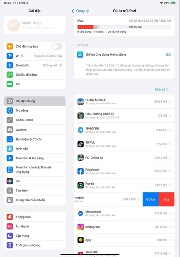ipad pro 2018 , 11inch, 256gb