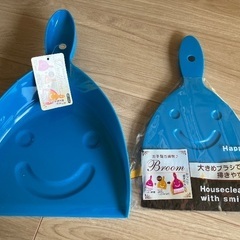 未使用品◇ほうき&ちりとりのセットの画像