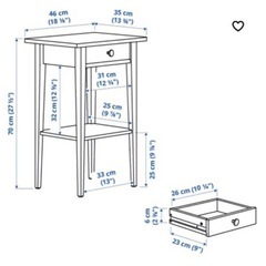 IKEA サイドテーブルの画像