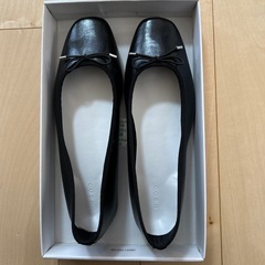 コーエン　やみつきバレエシューズ黒24cm