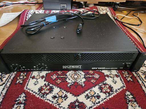 CREST  クレスト CPX2600 パワーアンプ PA 最終値下げ