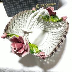 インテリア小物 バラの花 バスケット