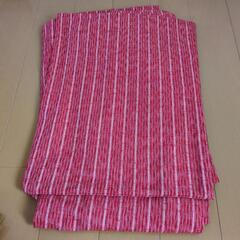 着物　ウール　3枚　ハンドメイド　布　生地　ハギレの画像