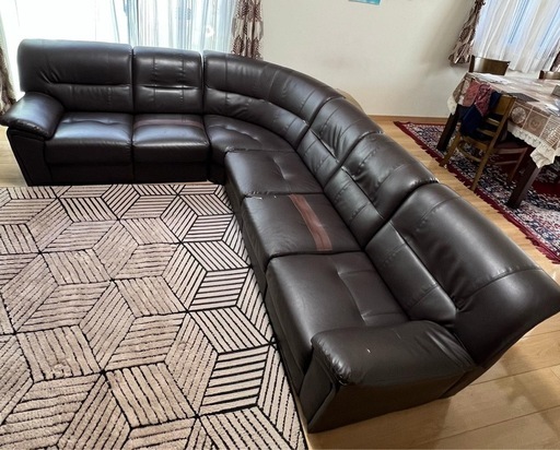 コーナーソファ6人掛け