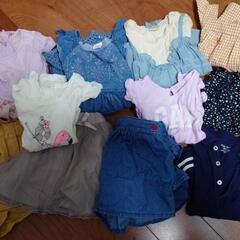 （80サイズ）夏物ベビー服女児用11点セット