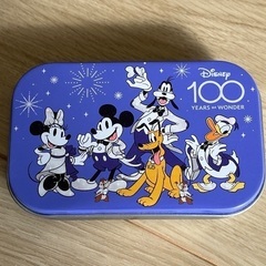 ディズニー100周年イヤーで購入した菓子缶(空缶)