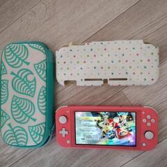 Nintendo Switch Lite ピンク どうぶつの森ケース付き Switchライト 本体 ピンク どうぶつの森のケース付き